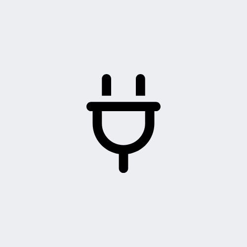 Hardwired power plug icon