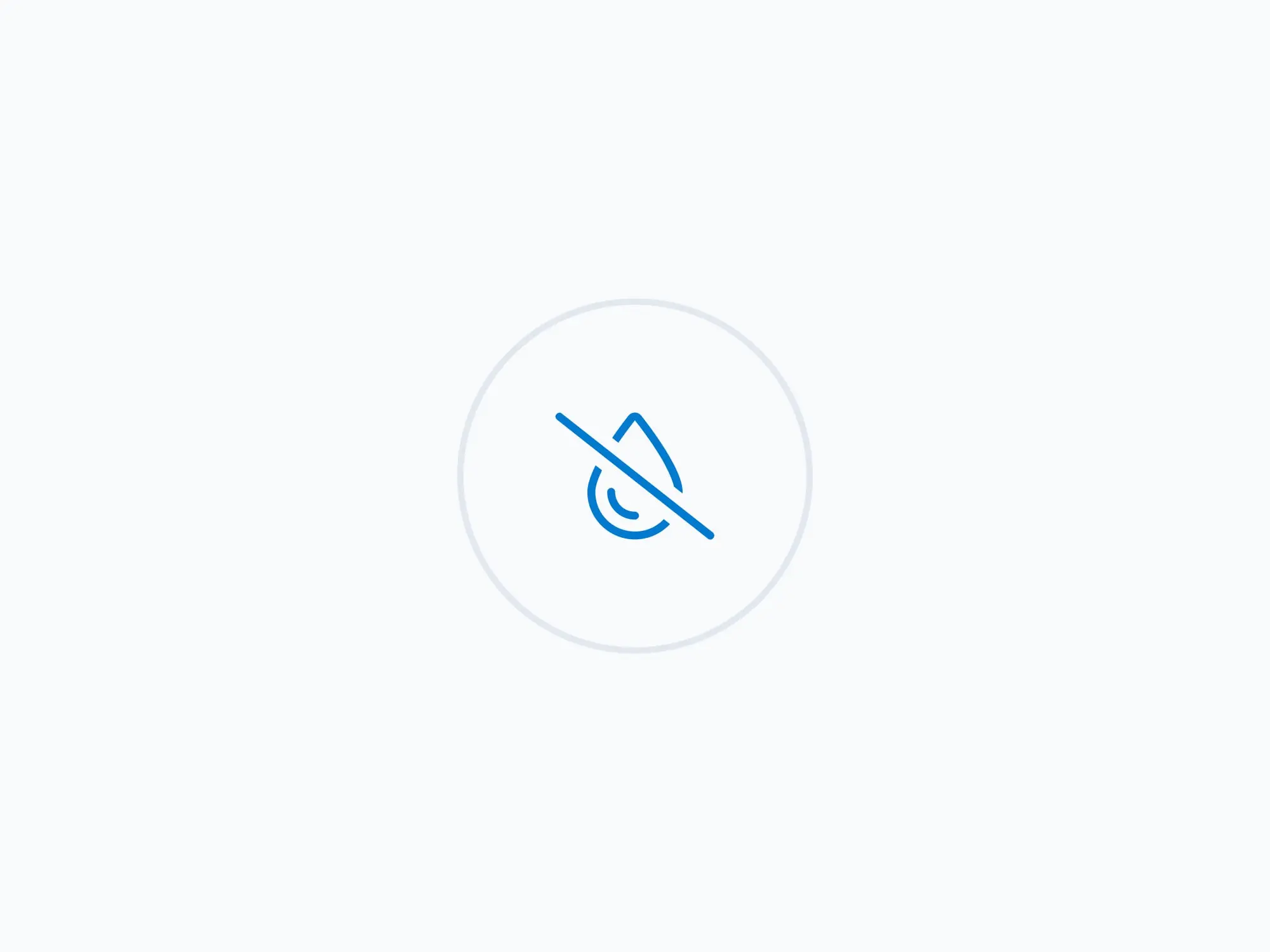No condensation icon