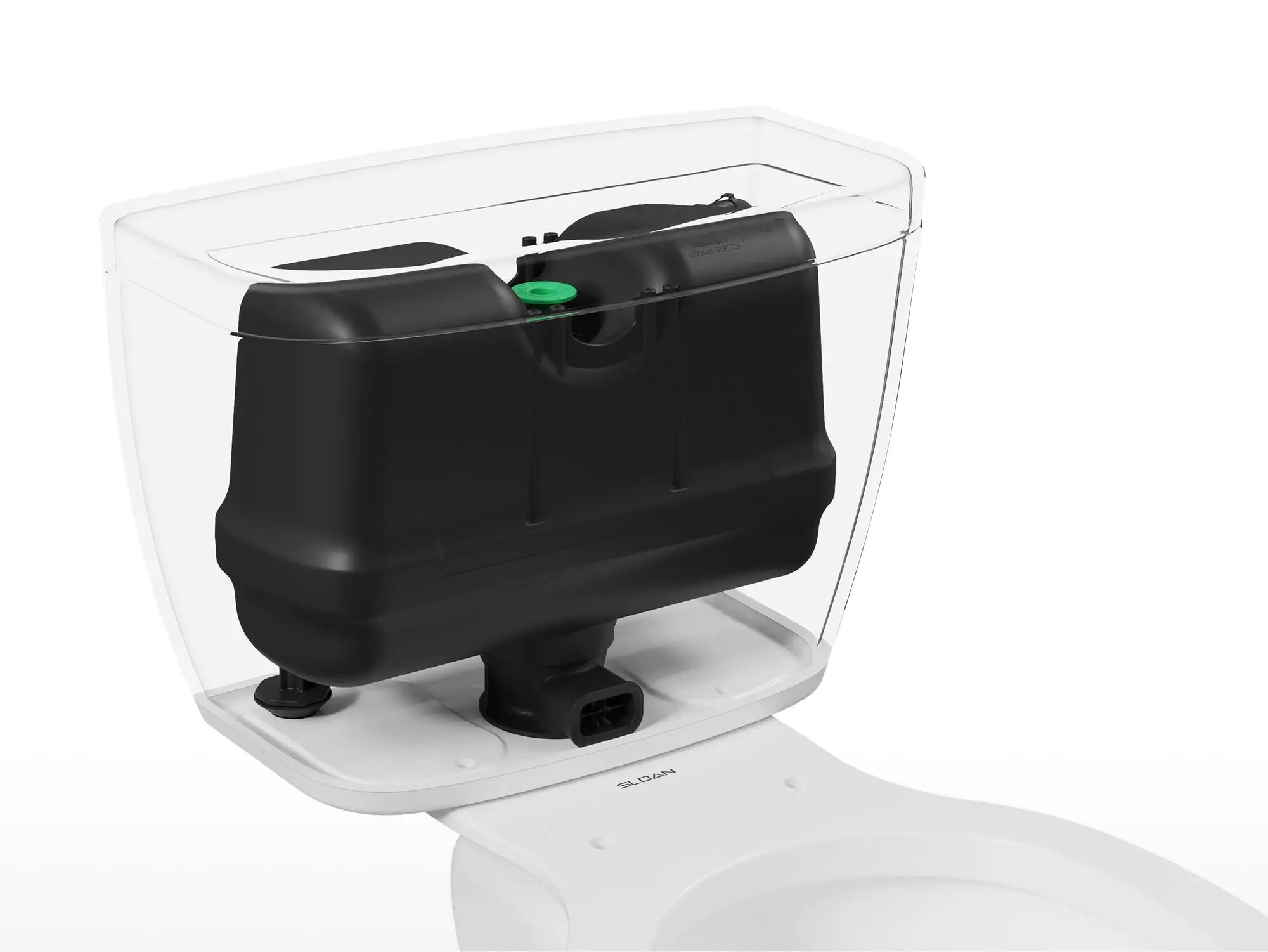 Sloan pressure-assisted toilet tank system