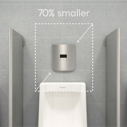 Sloan touchless urinal flushometer with compact design