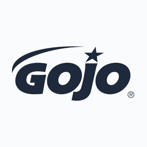 GOJO logo, a company partnered with Sloan for hygiene and dispenser solutions.