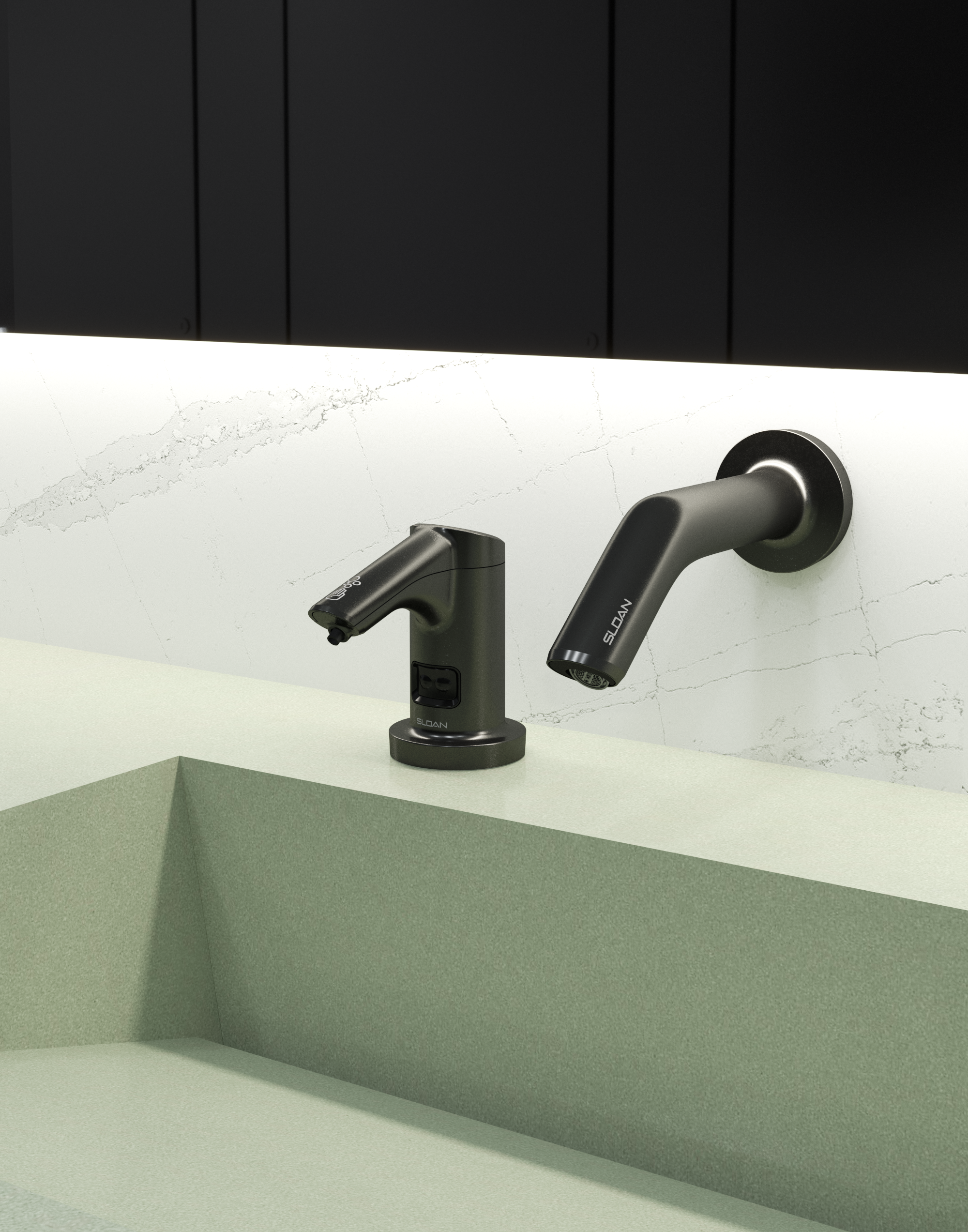 Contemporary Office Restroom