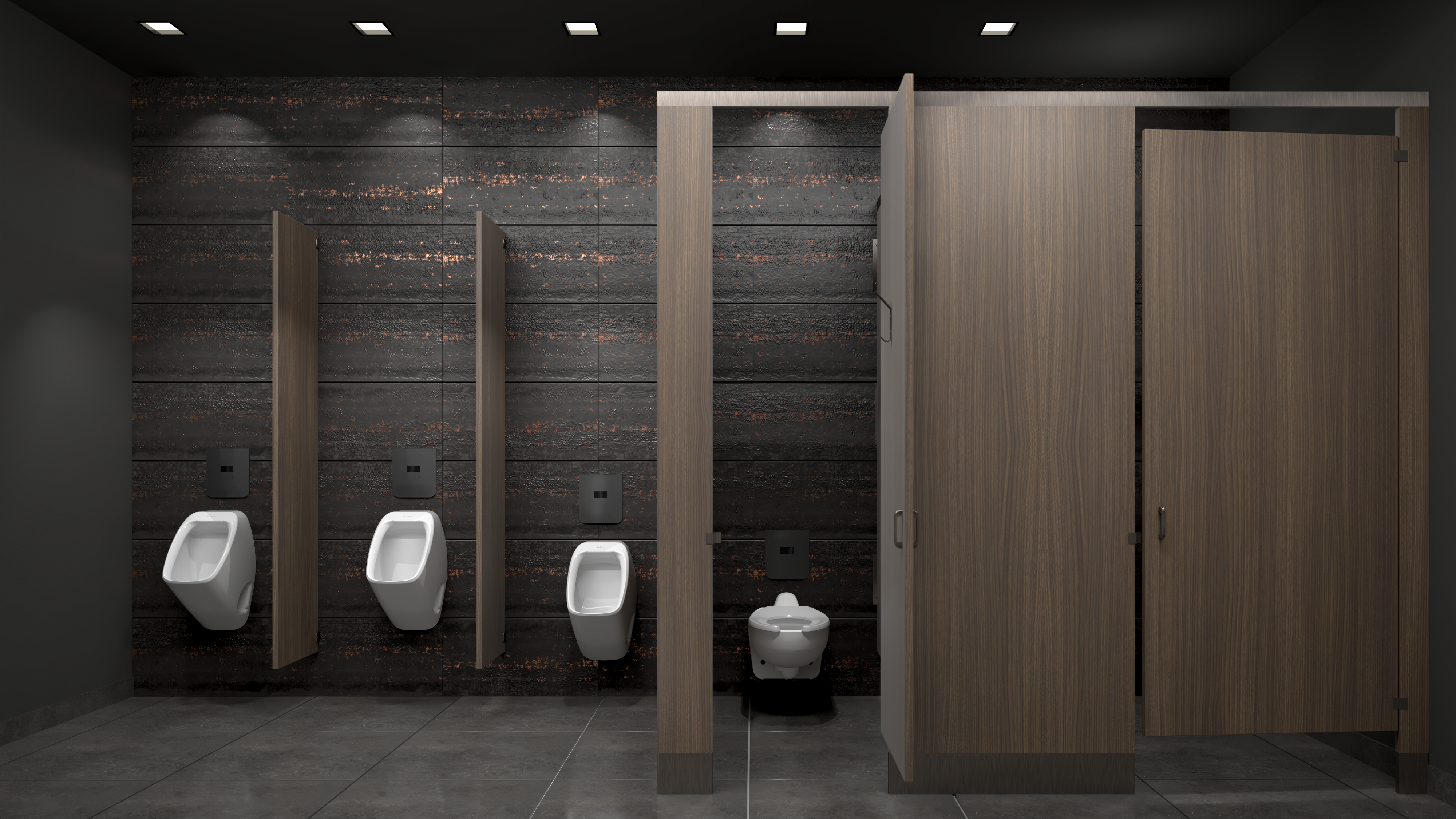 Entertainment Restroom Stalls
