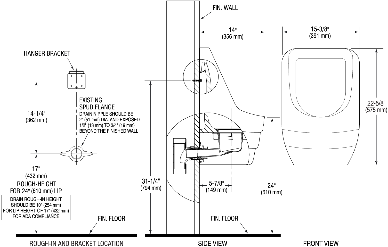 WES-4000 - Rough-In Parent