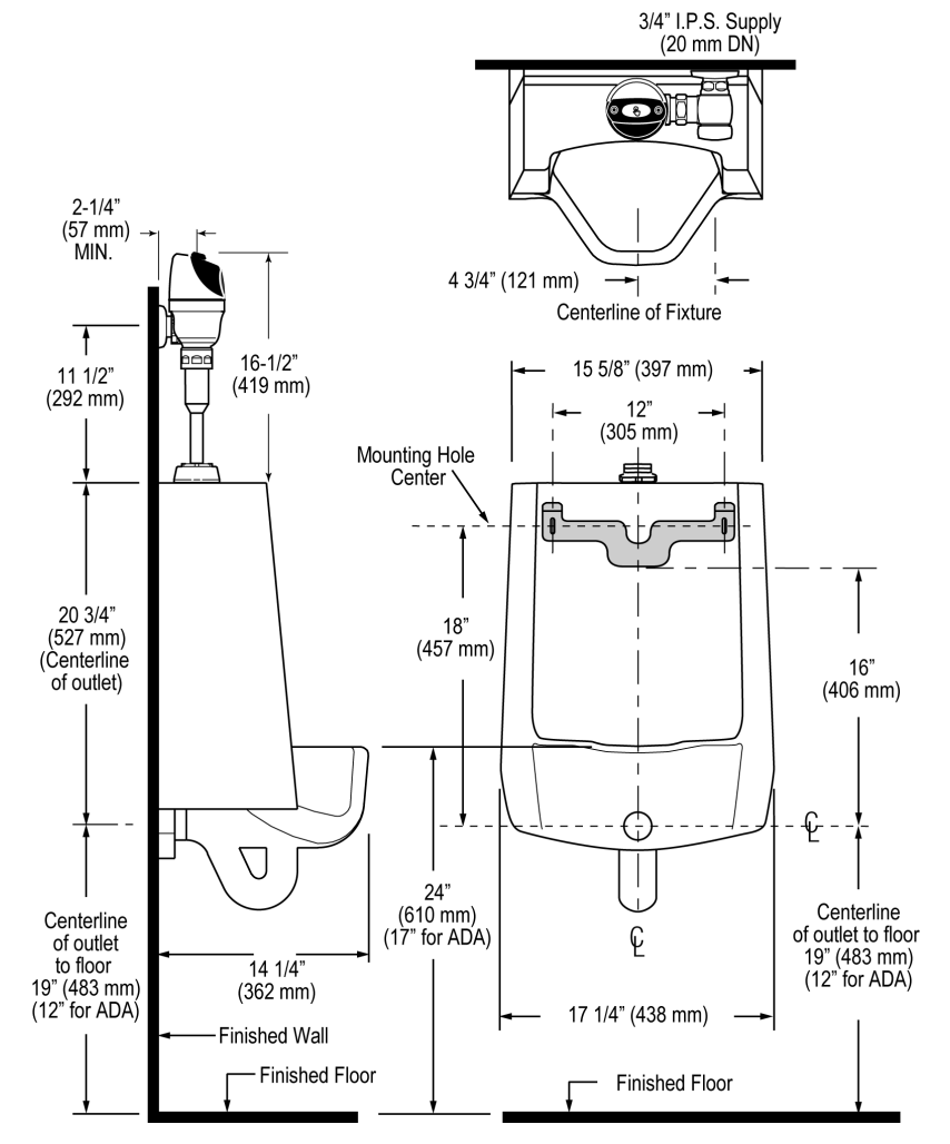 WEUS-1000.1401 - Rough-In Parent