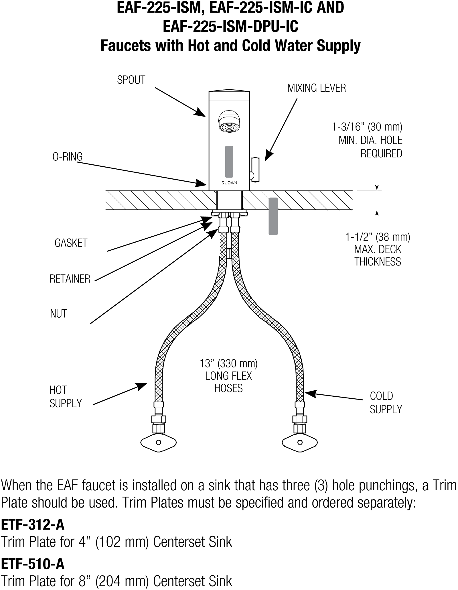 EAF-225 - Rough-In Parent