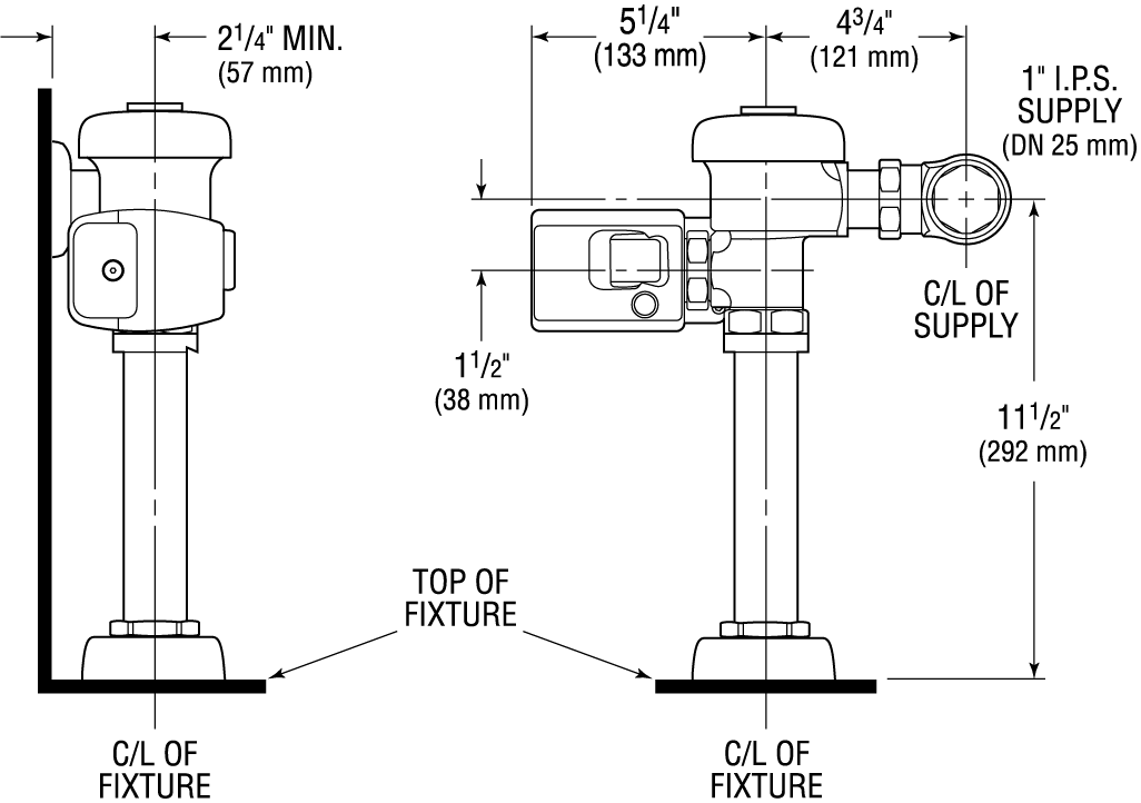 SLOAN 111 SMO - Rough-In Parent