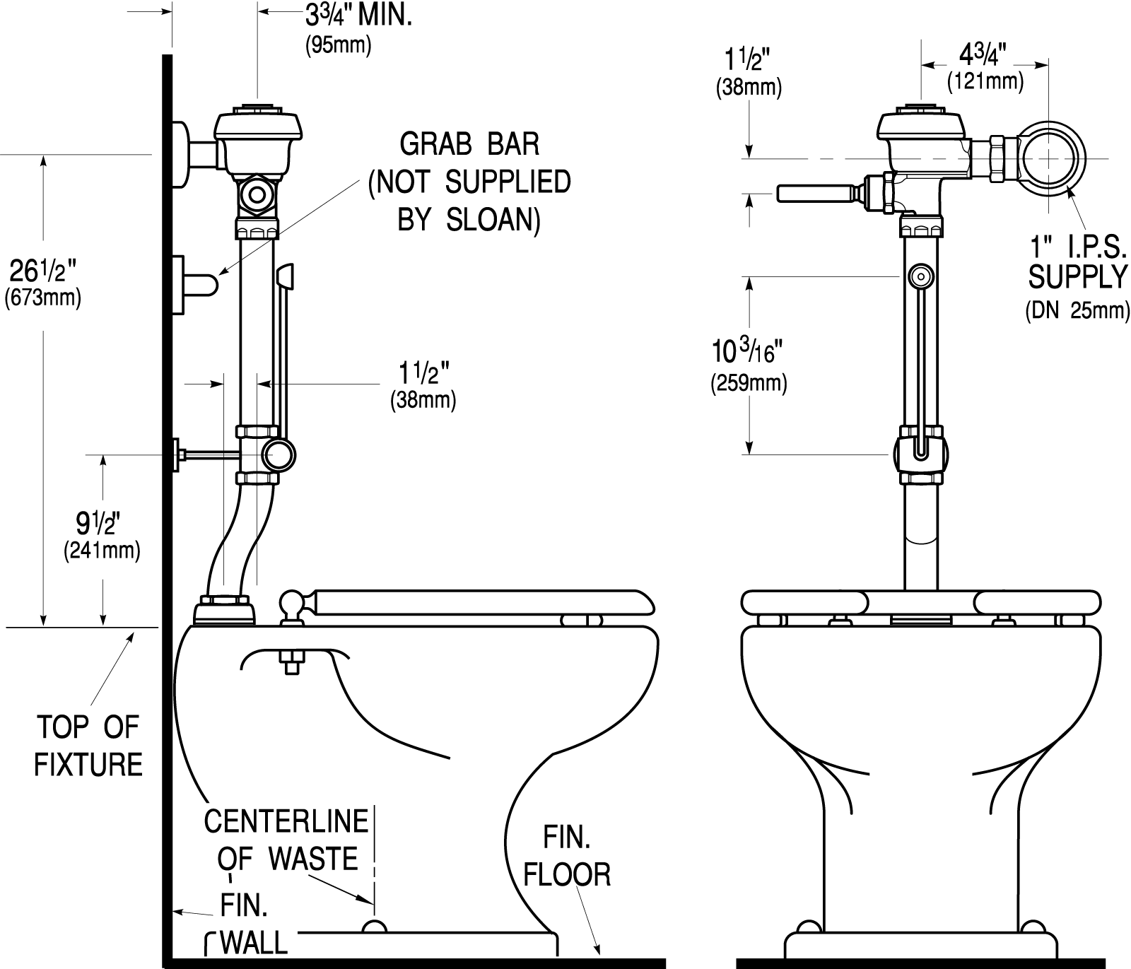 ROYAL BPW 1150 - Rough-In Parent