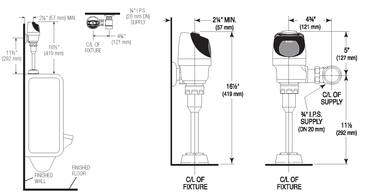 ECOS 8186 BT - Rough-In Parent