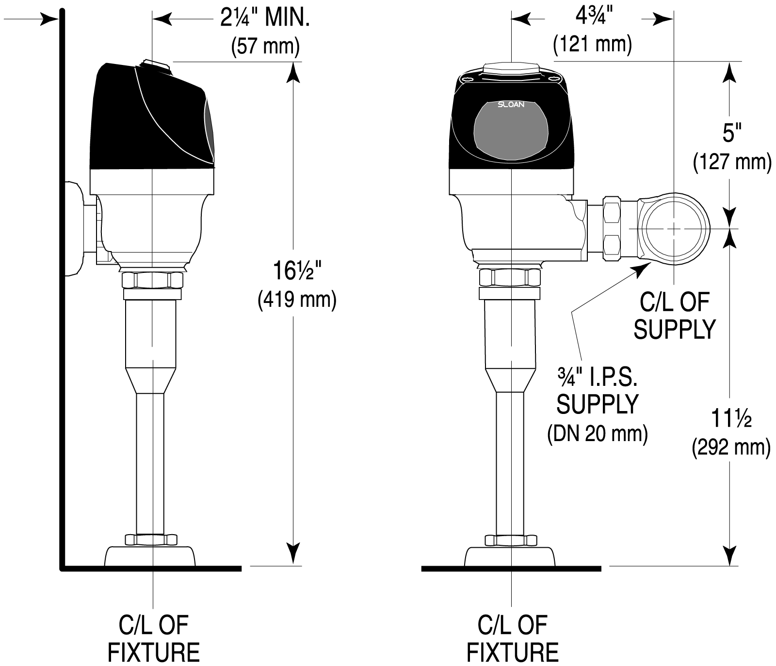 SLOAN 8186 - Rough-In Parent