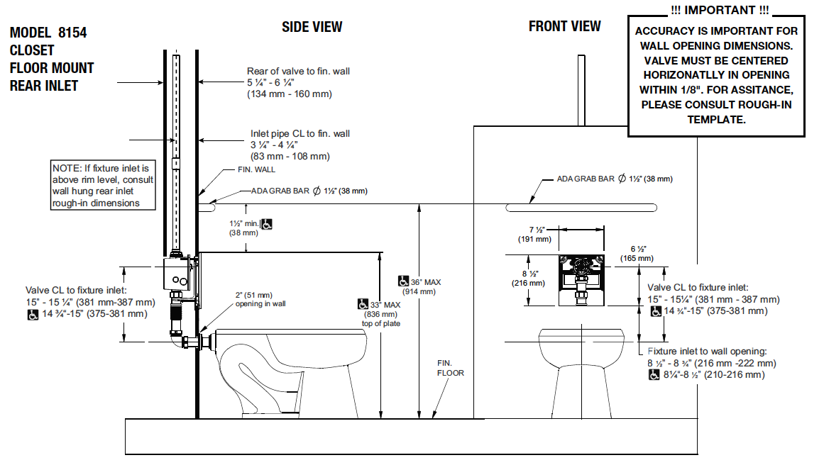 CX 8154 - Rough-In Parent