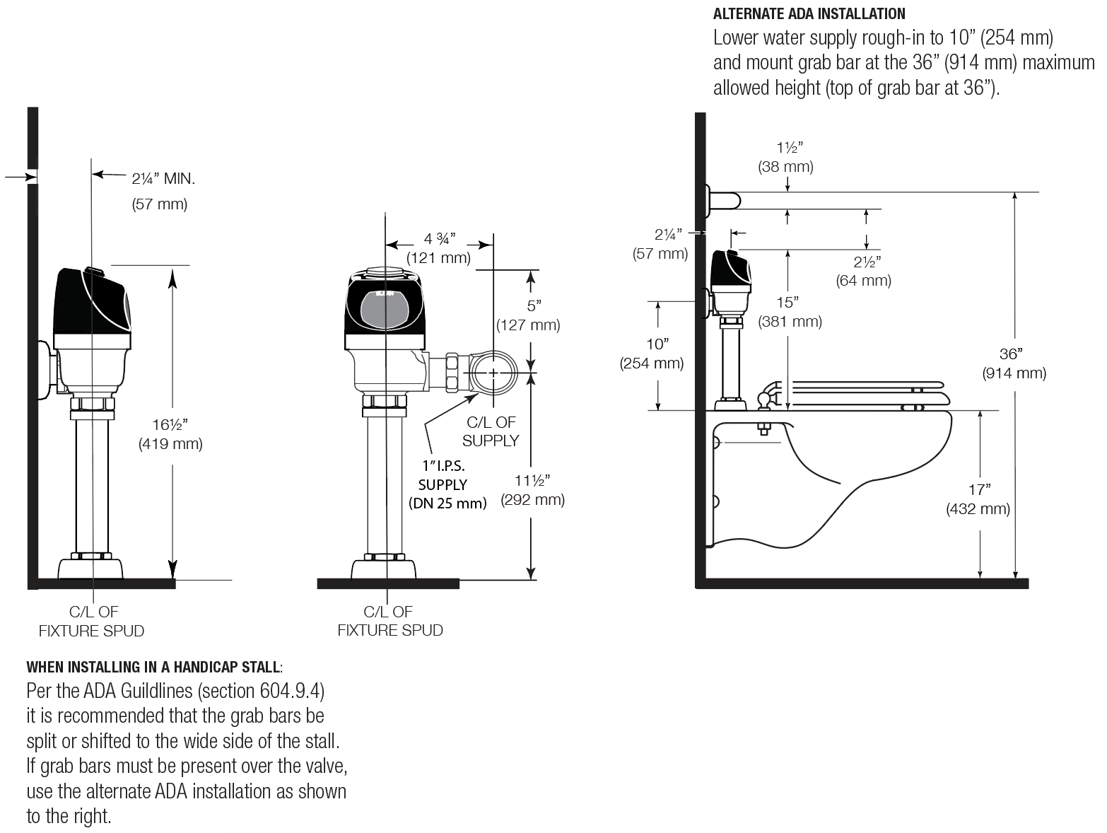 SLOAN 8111 - Rough-In Parent