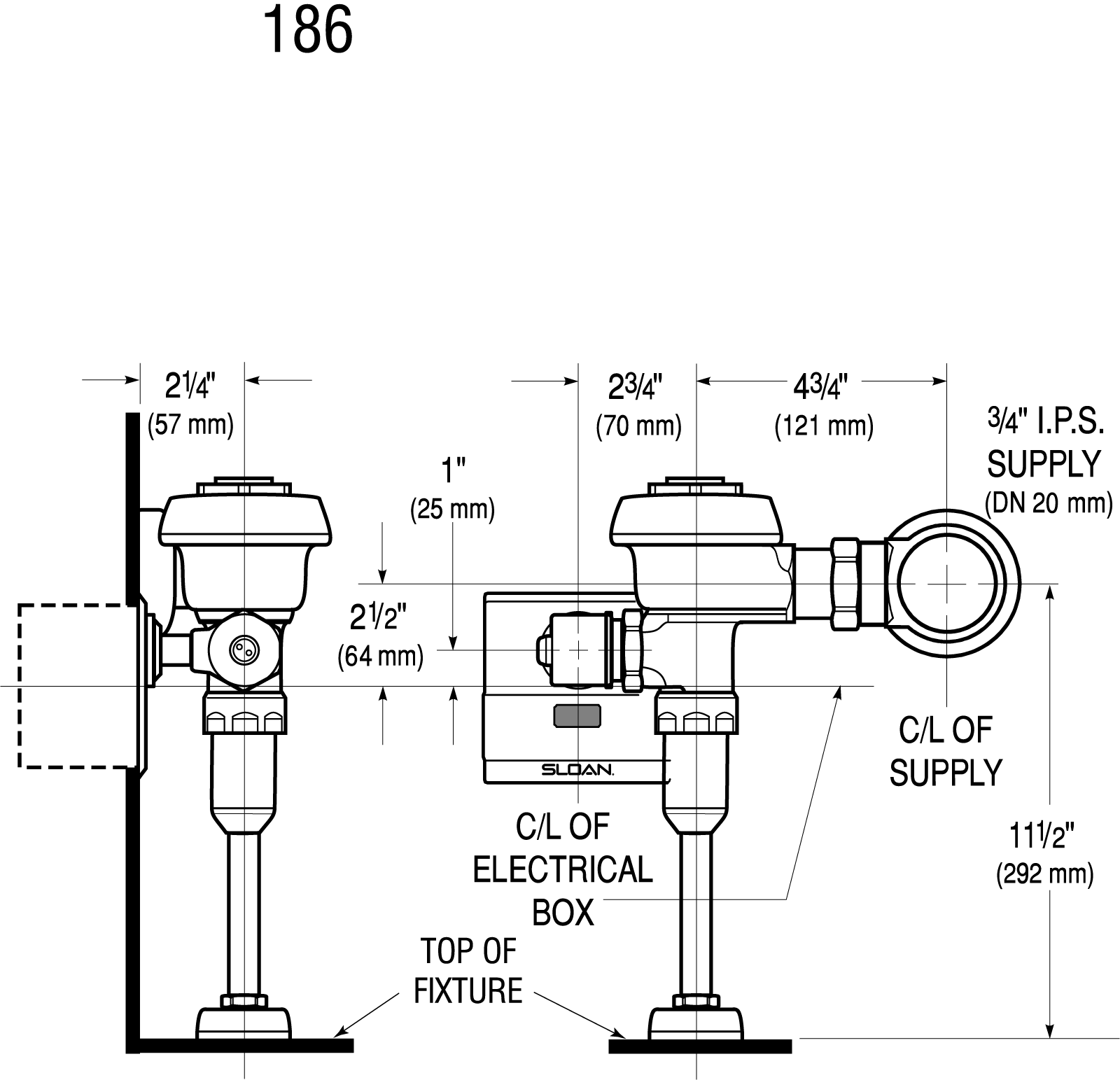 ROYAL 186 ESS - Rough-In Parent