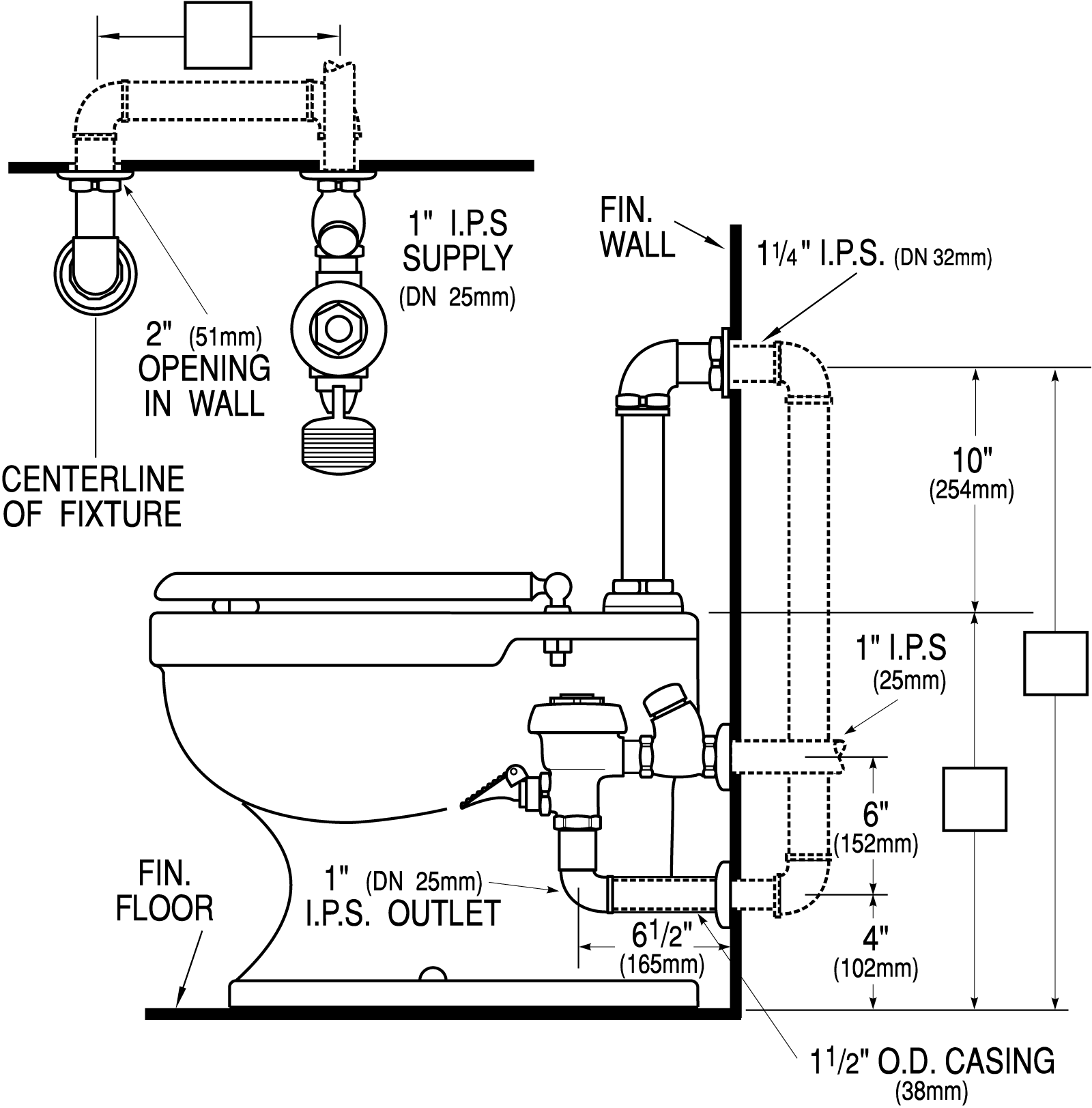 SLOAN 310 - Rough-In Parent