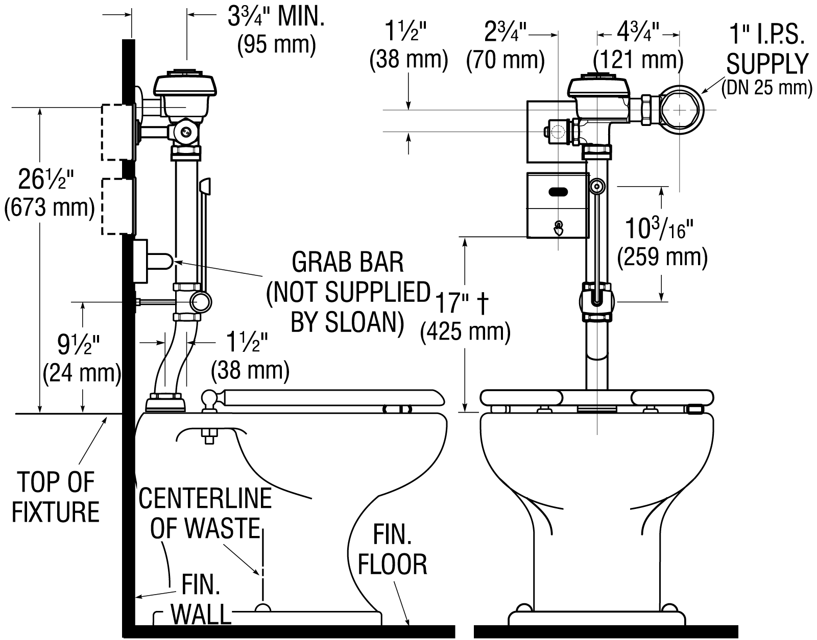 ROYAL BPW 1150 ESS - Rough-In Parent