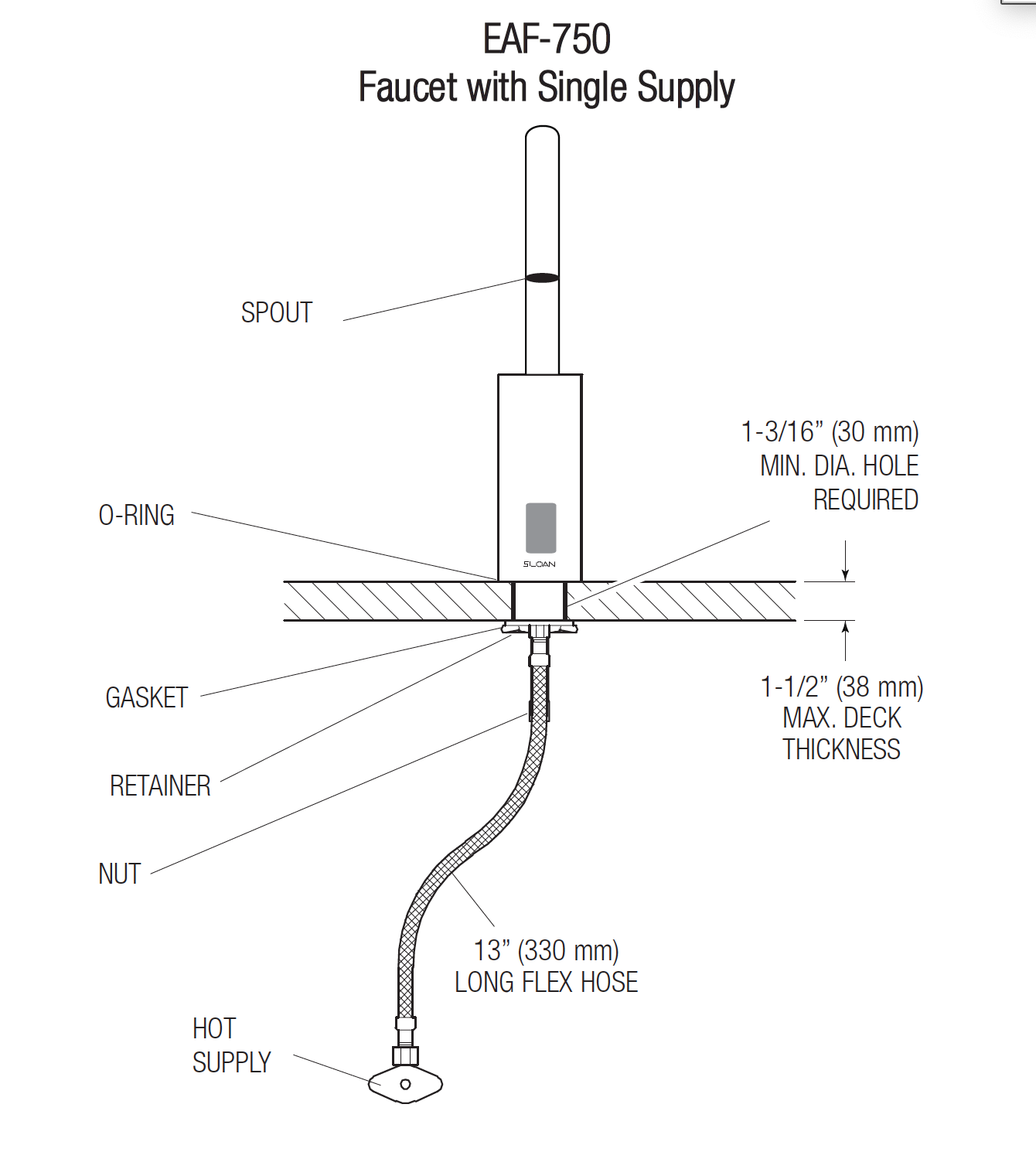 EAF-750 - Rough-In Parent