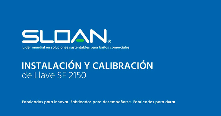Instalación y Calibración de Llave SF 2150