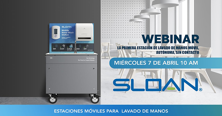 WEBINAR de Estaciones móviles para lavado de manos Sloan